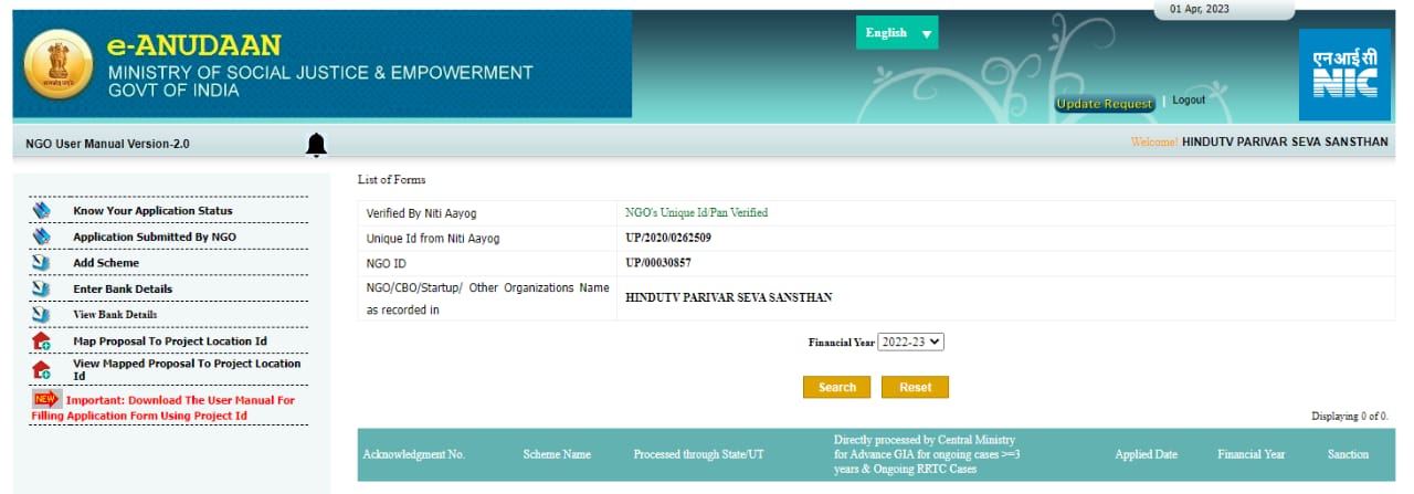 Societies Registration Act Certificate